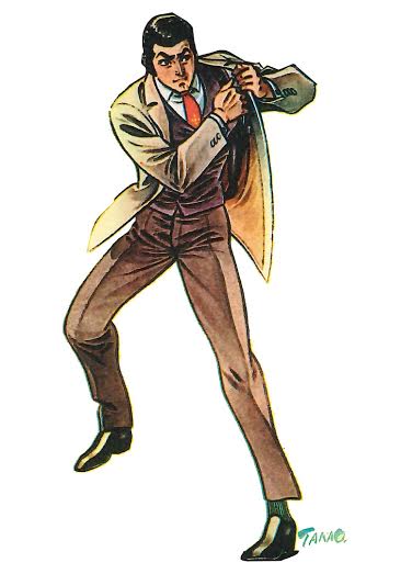 さいとう・たかをによるジェームズ・ボンドのイラスト。(c)さいとう・たかを/小学館