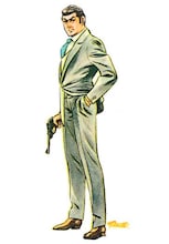 さいとう・たかをによるジェームズ・ボンドのイラスト。(c)さいとう・たかを/小学館