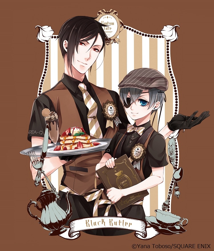 黒執事クリアファイル　幽喜茶屋　京まふ　ファントムカフェ　セット キャラカフェ | 京都国際マンガ・アニメフェア（京まふ）2016