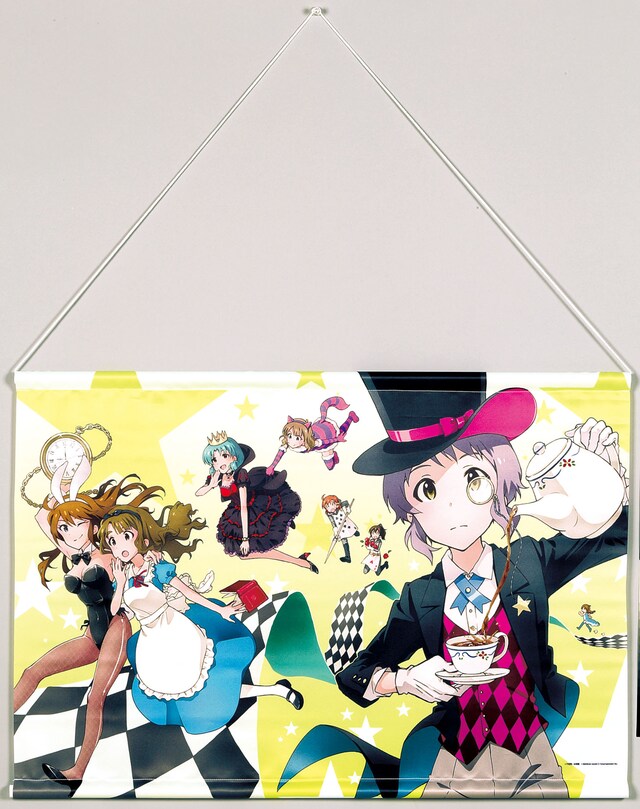 ゲッサン2016年1月号にて実施されているマンガ版「アイドルマスター ミリオンライブ！」の応募者全員サービスでは、B2サイズのタペストリーが手に入る。