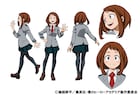 「ヒーローアカデミア」麗日お茶子&飯田天哉の設定画、ジャンフェス情報も