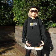 「蓮ドクロちゃん"TOXIC"パーカー SICKOCK BLACK（漆黒ブラック）」