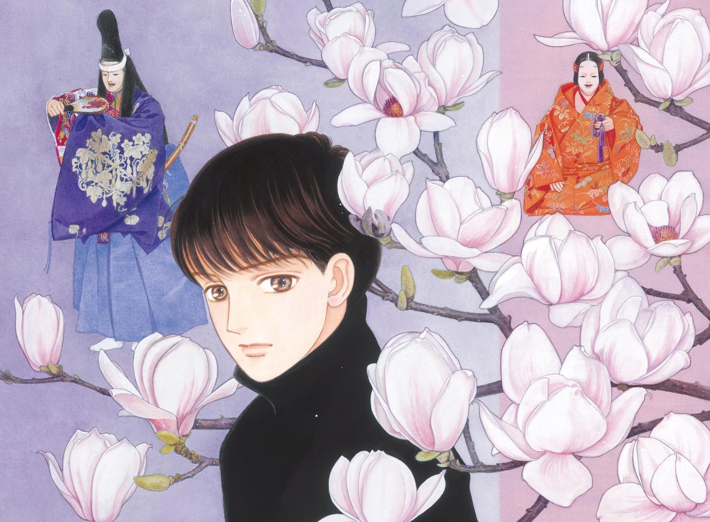 「花よりも花の如く」カラーイラスト