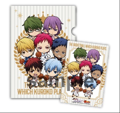 「黒子のバスケ」クリアファイル＆イラストシール 全員ver.