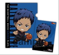 「黒子のバスケ」A5クリアファイル＆イラストシール 青峰ver.