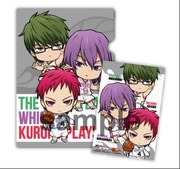 「黒子のバスケ」A5クリアファイル＆イラストシール 赤司・緑間・紫原ver.