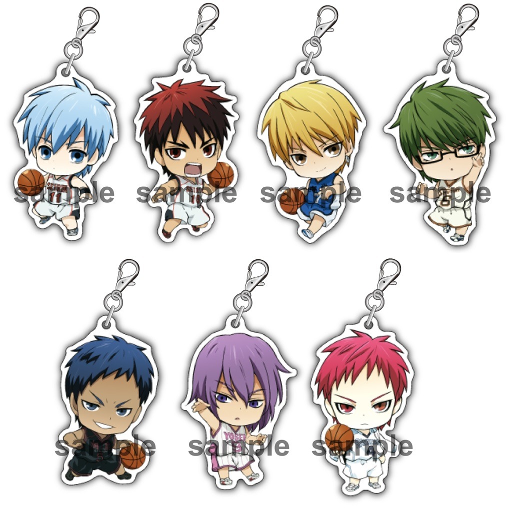「黒子のバスケ」ファスナーチャーム