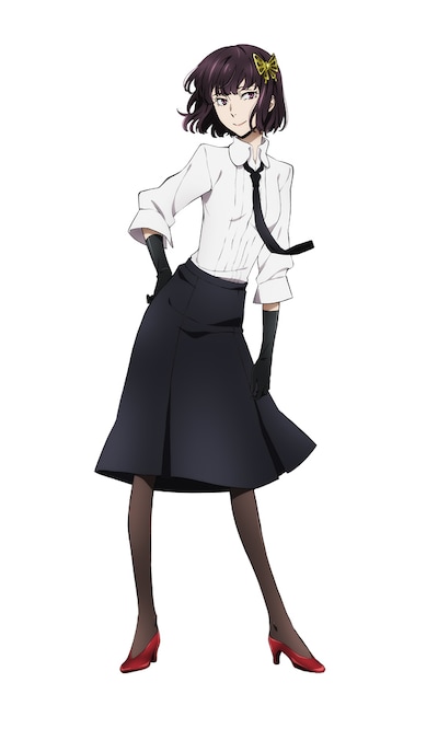 与謝野晶子（CV：嶋村侑）のビジュアル。