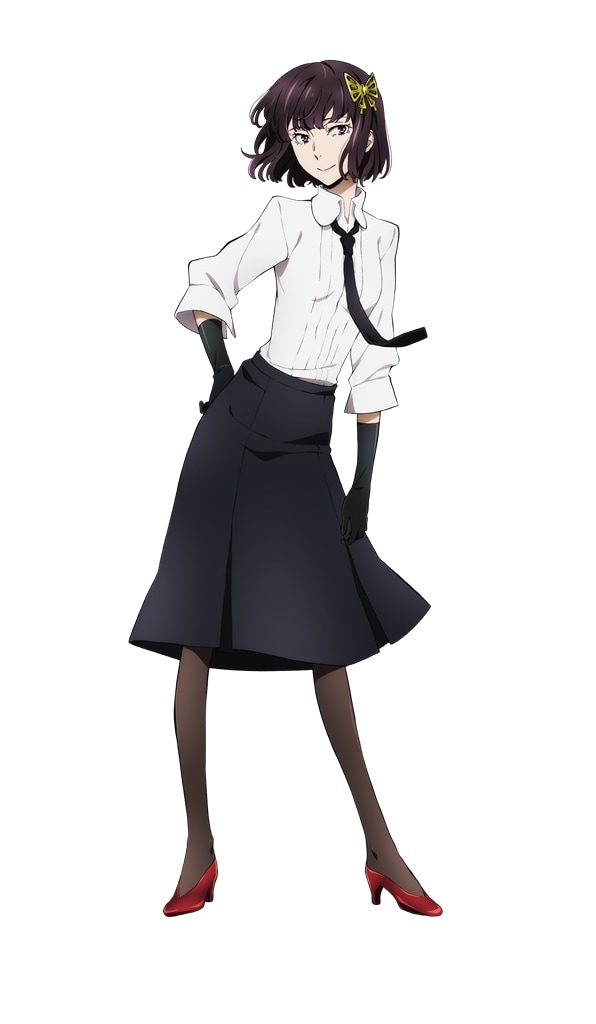 与謝野晶子（CV：嶋村侑）のビジュアル。