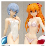 エヴァンゲリオンストア限定 BEACH QUEENS レイ＆アスカ コミックVer.セット【パールカラーedition】