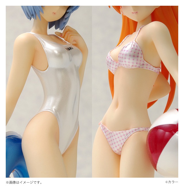 エヴァンゲリオンストア限定 BEACH QUEENS レイ＆アスカ コミックVer.セット【パールカラーedition】