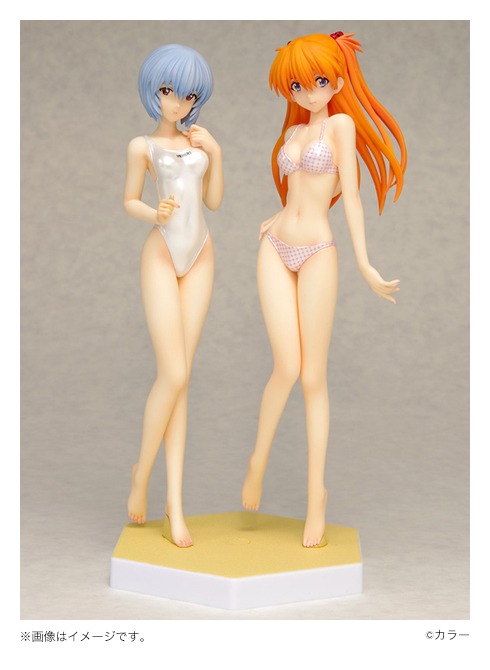 エヴァンゲリオンストア限定 BEACH QUEENS レイ＆アスカ コミックVer.セット【パールカラーedition】