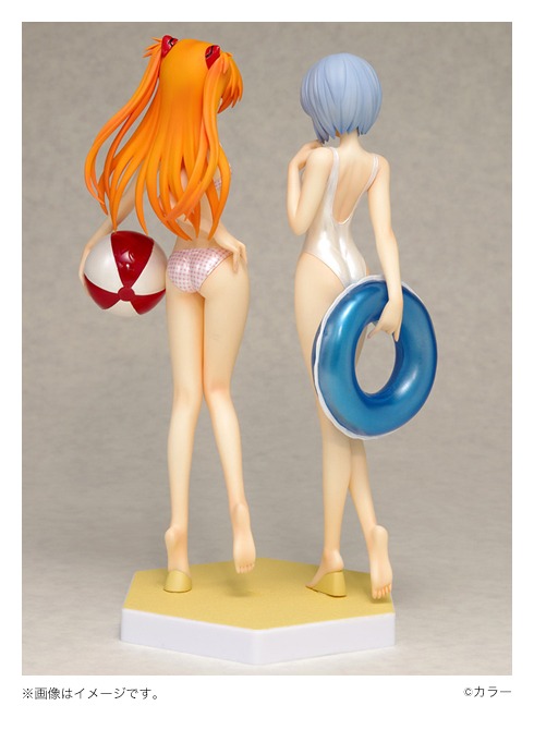 エヴァンゲリオンストア限定 BEACH QUEENS レイ＆アスカ コミックVer.セット【パールカラーedition】