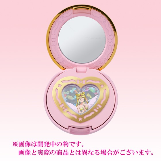 プリズムハートコンパクトミラーケース