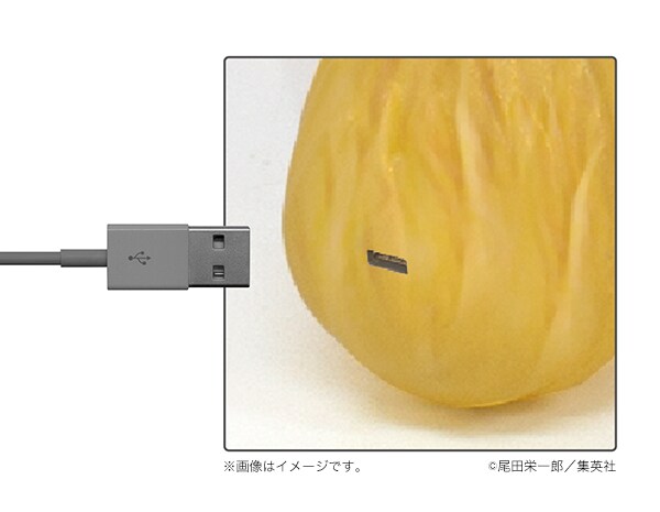 「サンジの等身大くそ満タン充電器」イメージ。