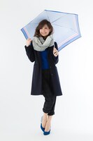 「新テニスの王子様」折り畳み傘（青学）の使用例。