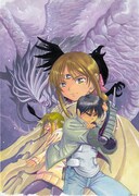 「3×3EYES 幻獣の森の遭難者」のイラスト。