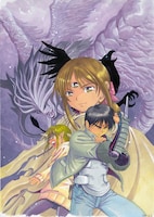 「3×3EYES 幻獣の森の遭難者」のイラスト。