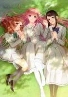 「校舎の天（そら）では悪魔が嗤っている」のイラスト。