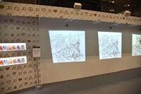 「ジョジョウォール」の様子。