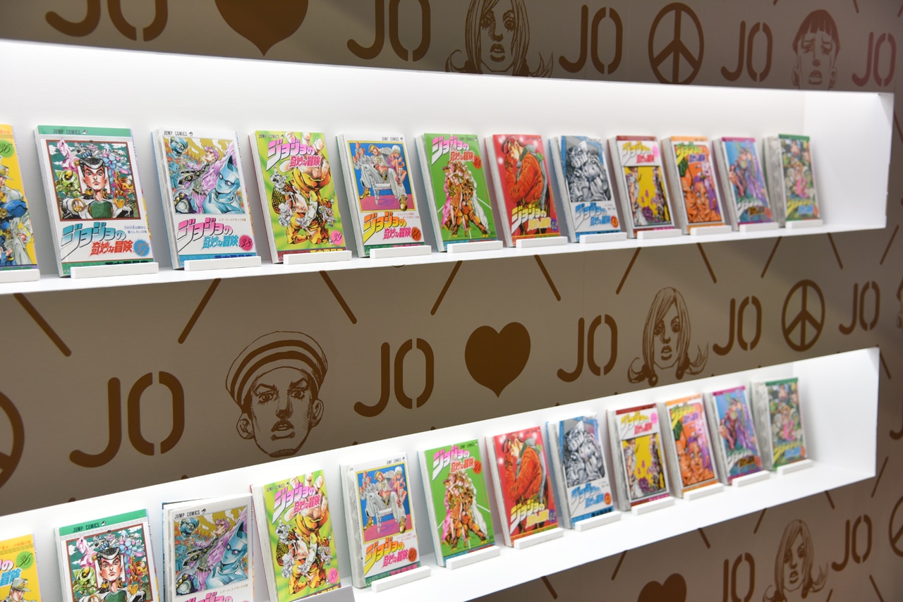 「ジョジョウォール」の様子。