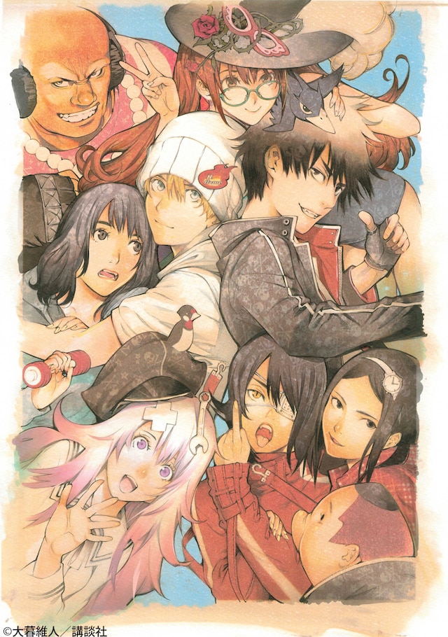 週刊少年マガジン2016年4・5合併号に掲載された「エア・ギア」読み切りの扉イラスト。