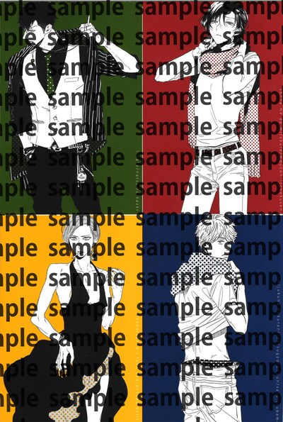 描き下ろしポストカード4枚セット（イラスト：毛魂一直線、彩景でりこ、ナツメカズキ、里つばめ）