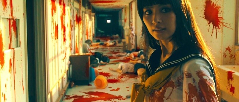 内田理央とふんどしが鮮血の中猛る！「血まみれスケバン」予告編が解禁