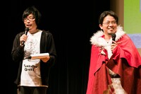 （左から）新海岳人、幸村誠。