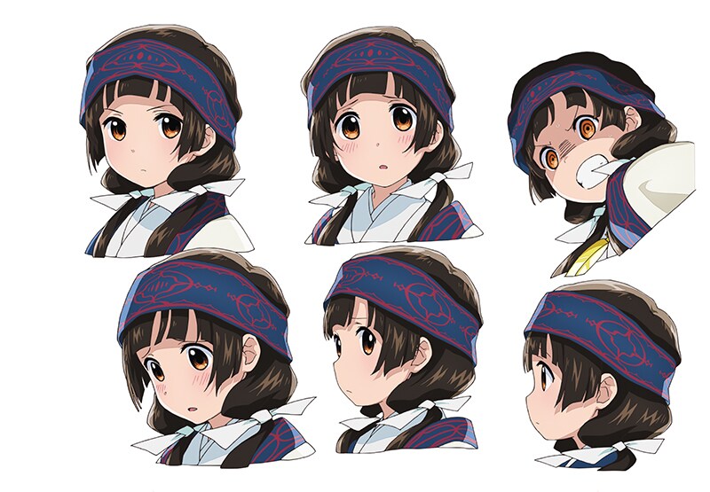 雨宿まち。熊出神社に巫女として仕えている中学生。都会に憧れている