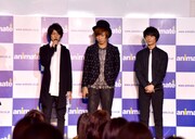 (左から)焚吐、UMI☆KUUN、梅原裕一郎。