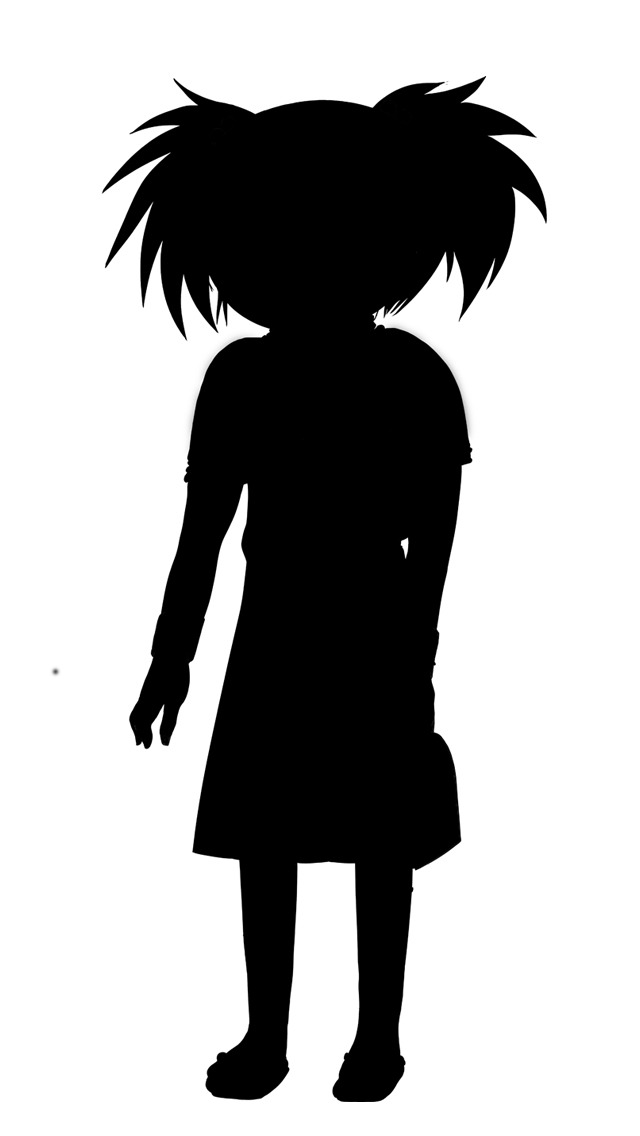 「オタサーの姫完全版 ～僕らの姫はデリケート～」で新たに追加された姫のシルエット。(c)PITTITE