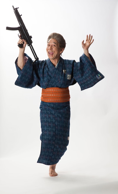 笹野高史扮するばばあのビジュアル。(c)漫☆画太郎／集英社・「珍遊記」製作委員会