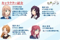 「虹色デイズ」の女性キャラクター。