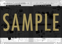 「桜日梯子ファンブック」の中面。