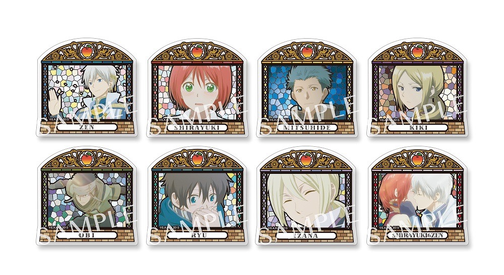 「クリアブローチコレクション 赤髪の白雪姫」