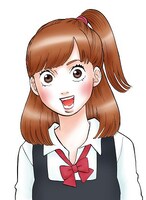 初公開された中学生時代の香のイラスト。