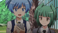 アニメ「暗殺教室」第1期の場面写真。