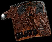 「ゴルゴ13レザーカービング長財布」