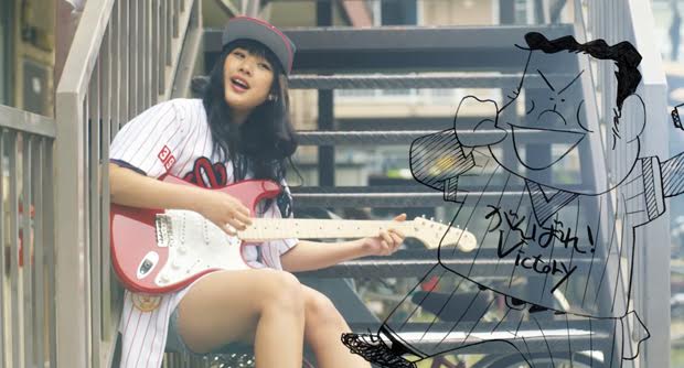 がんばれ！Victory「青春！ヒーロー」MVのワンシーン。