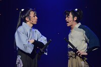「ミュージカル『忍たま乱太郎』第7弾 ～水軍砦三つ巴の戦い！～」公開稽古より。