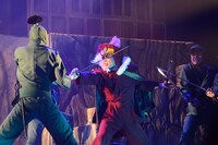 「ミュージカル『忍たま乱太郎』第7弾 ～水軍砦三つ巴の戦い！～」公開稽古より。