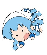 「侵略！イカ娘」21巻アニメイト限定セットのラバーストラップイメージ。