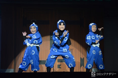 乱太郎、きり丸、しんべヱの1年生トリオ。