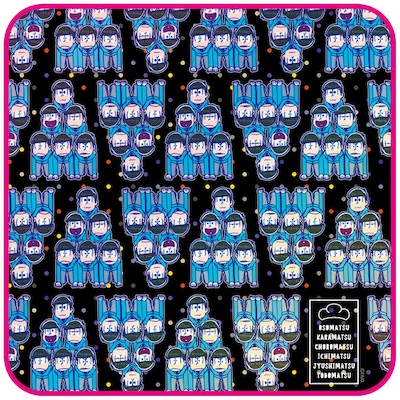 「松野家6兄弟組体操 フルカラーハンドタオル」