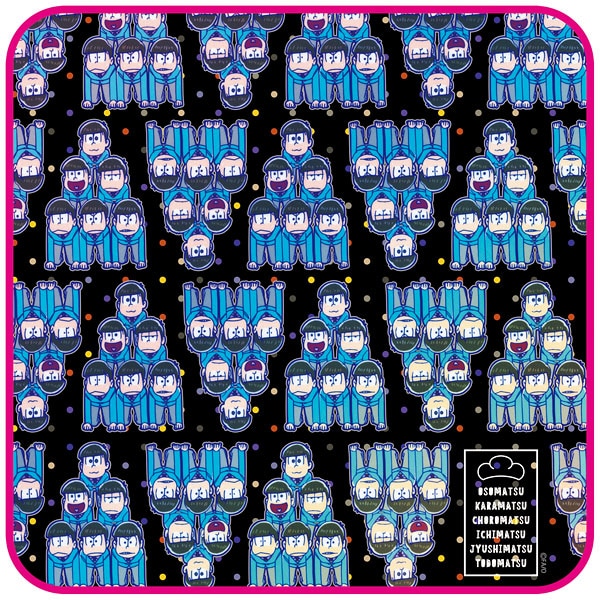 「松野家6兄弟組体操 フルカラーハンドタオル」