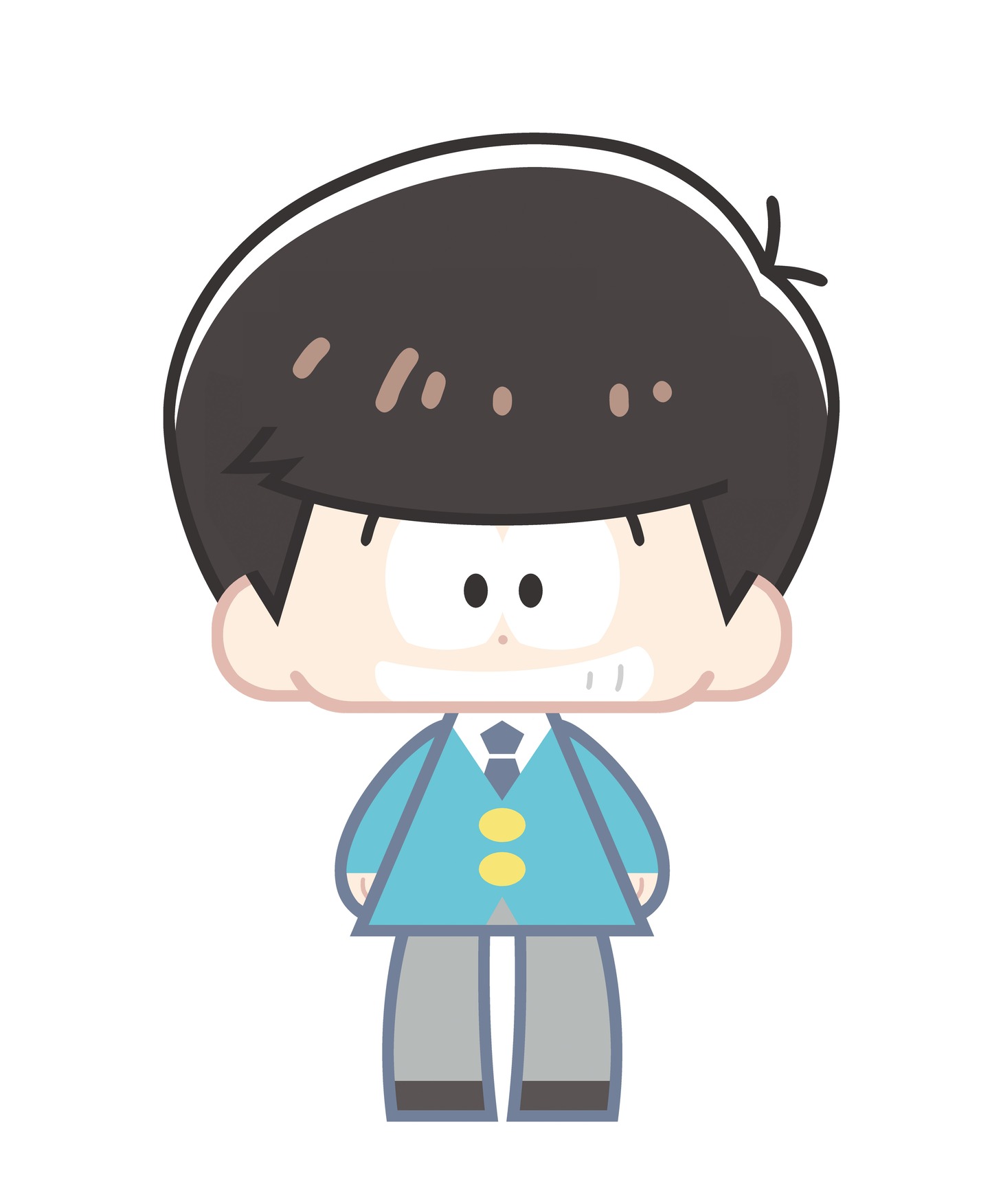 「こえだらいず 14 おそ松さん」 のおそ松の原案イラスト。