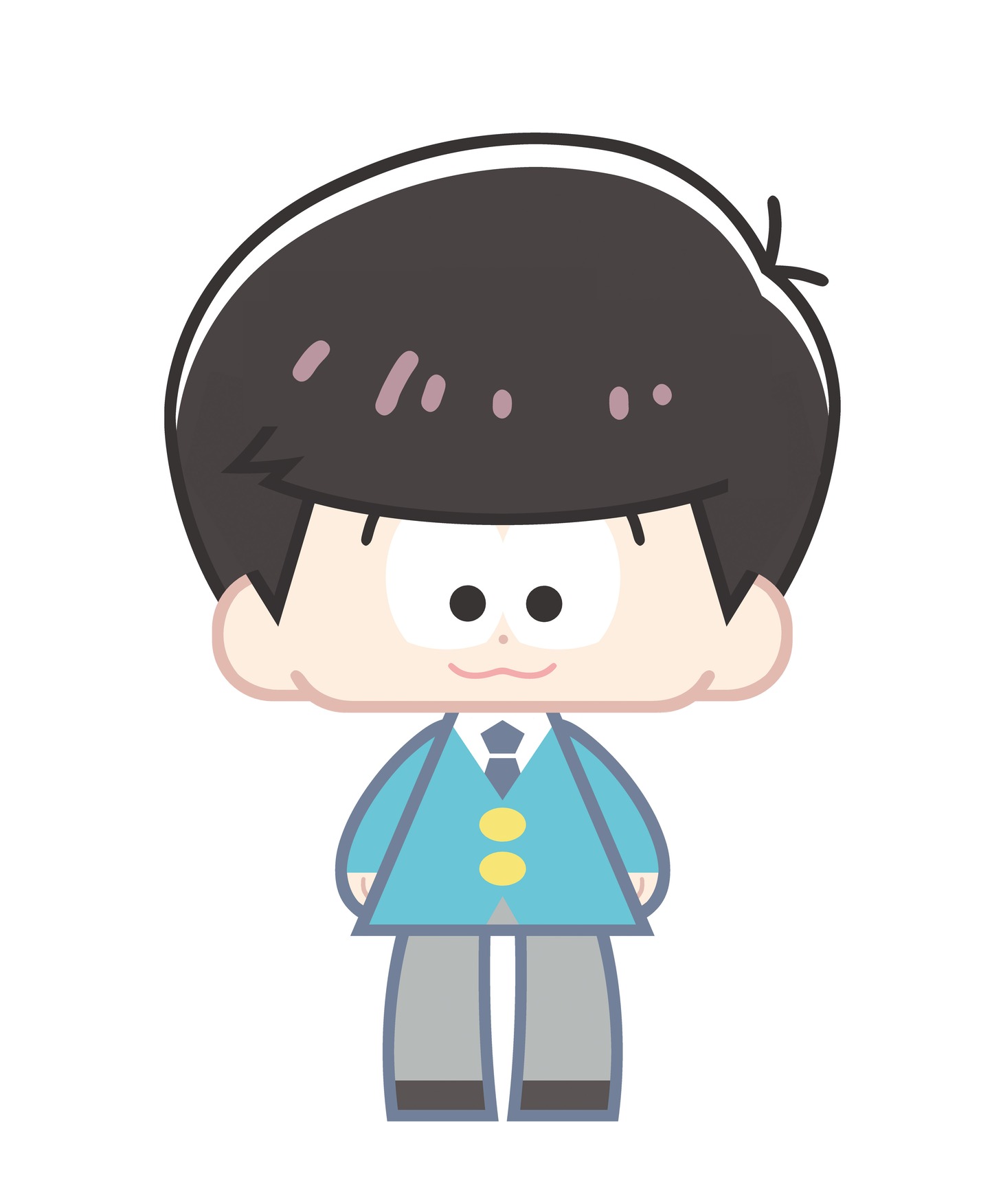 「こえだらいず 14 おそ松さん」 のトド松の原案イラスト。