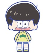 「こえだらいずR ラバーストラップコレクション」の十四松の原案イラスト。