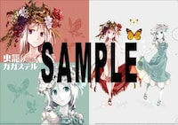 とらのあなで「虫籠のカガステル」1・2巻を同時購入した人に配布されるクリアファイル。